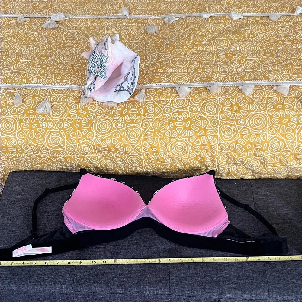 #1492+ Floral Black Bra - Picture 3 of 10